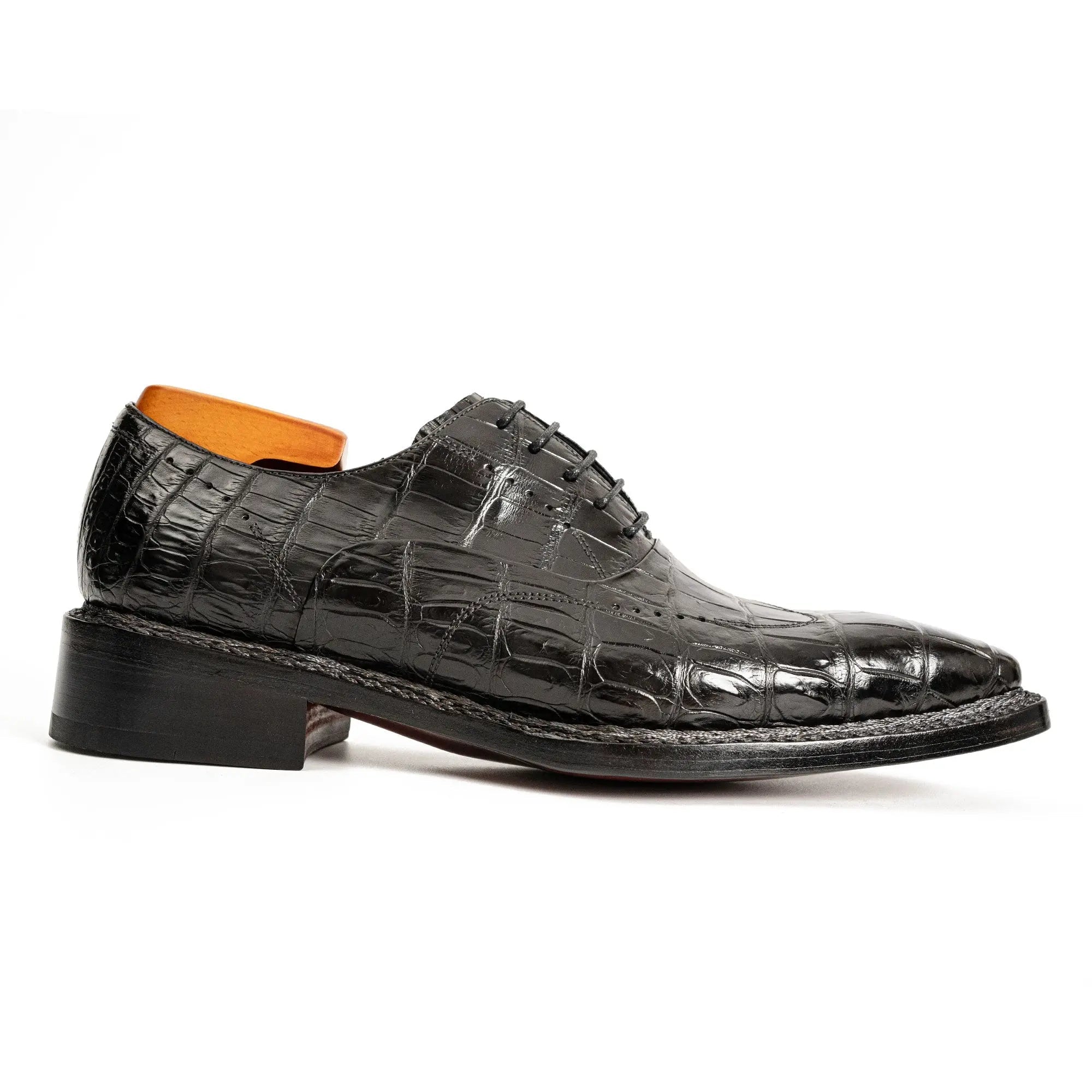 Black Alligator Norwegian Oxford DIVINCH