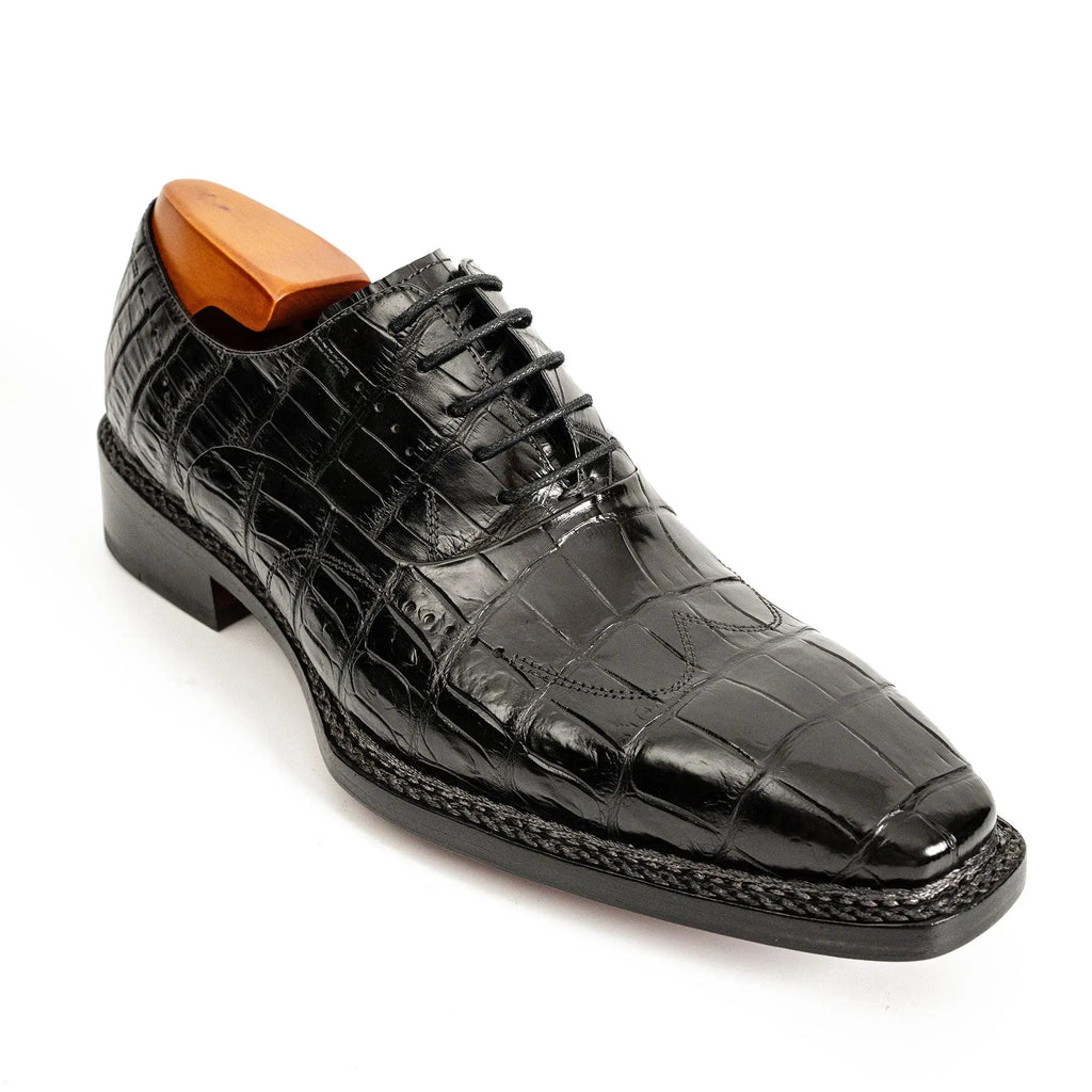 Black Alligator Norwegian Oxford DIVINCH