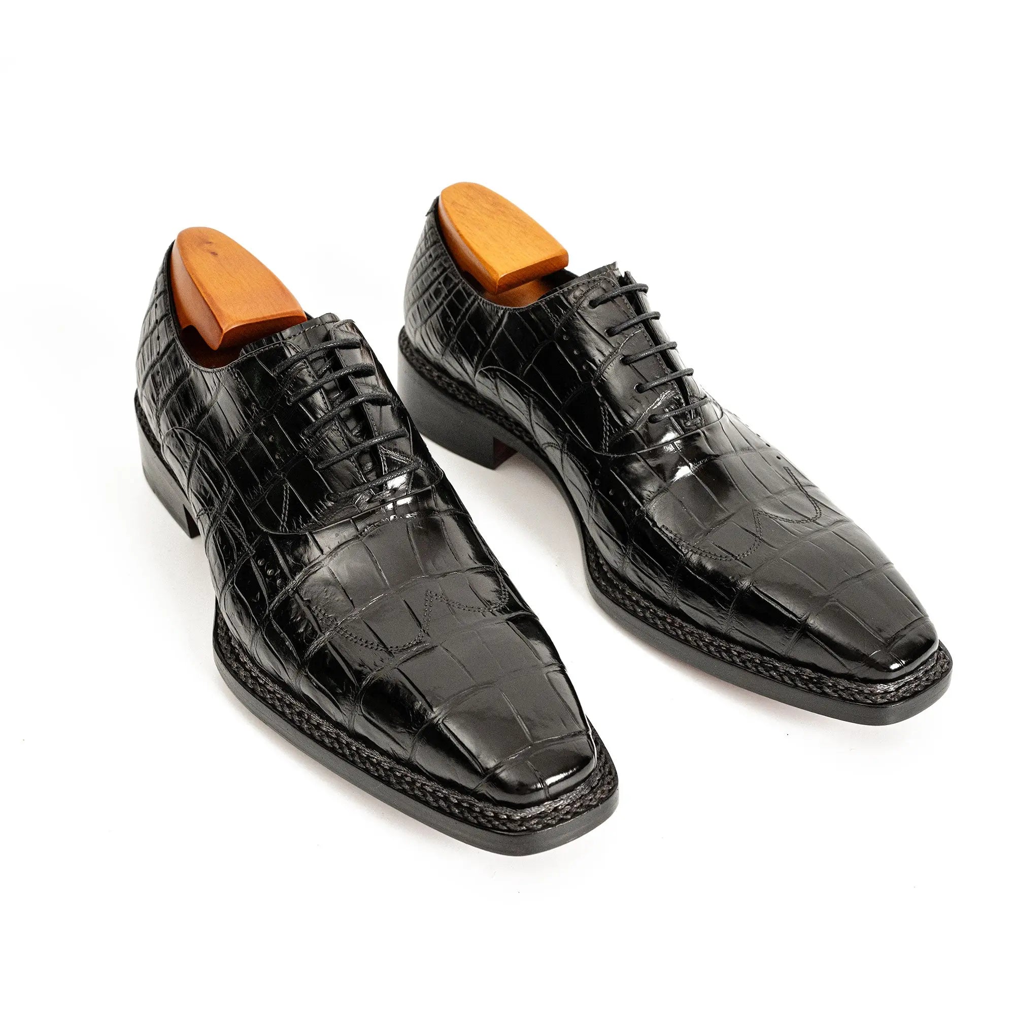 Black Alligator Norwegian Oxford DIVINCH
