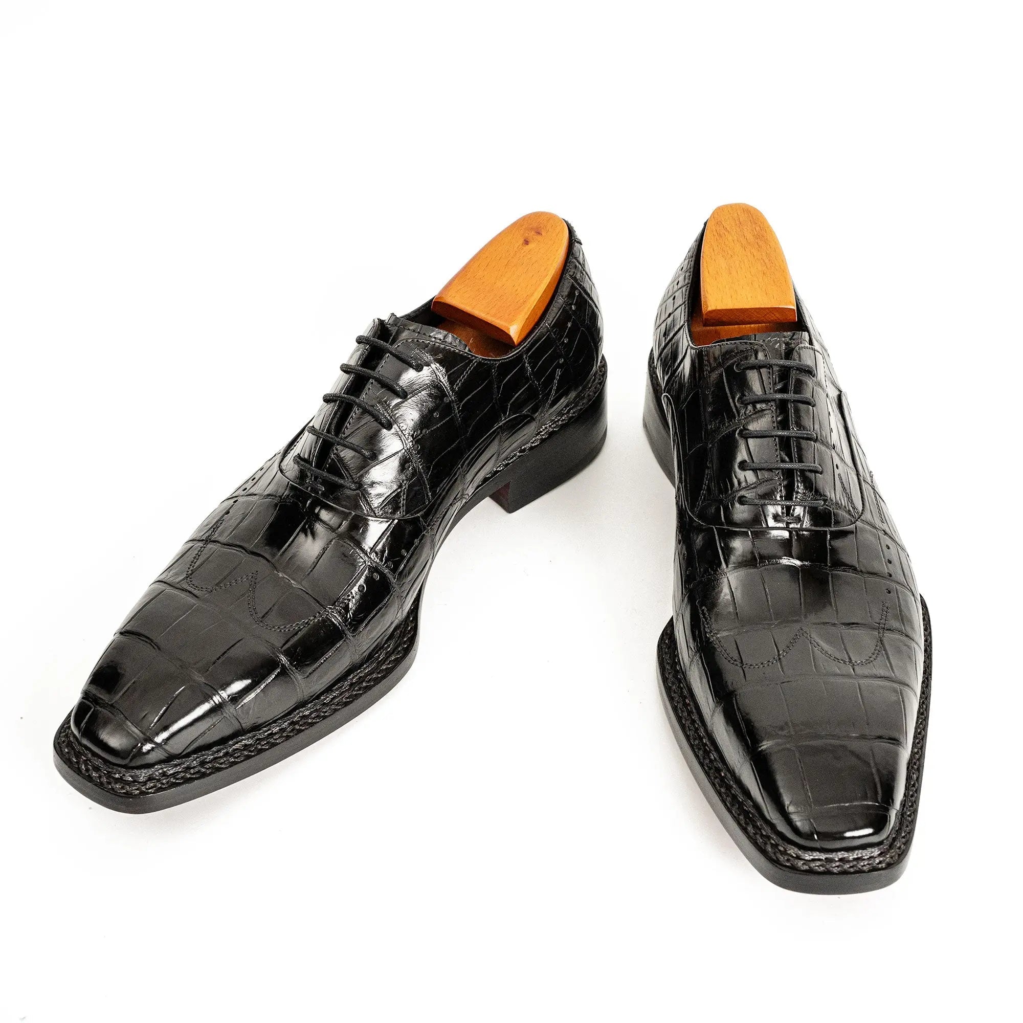 Black Alligator Norwegian Oxford DIVINCH
