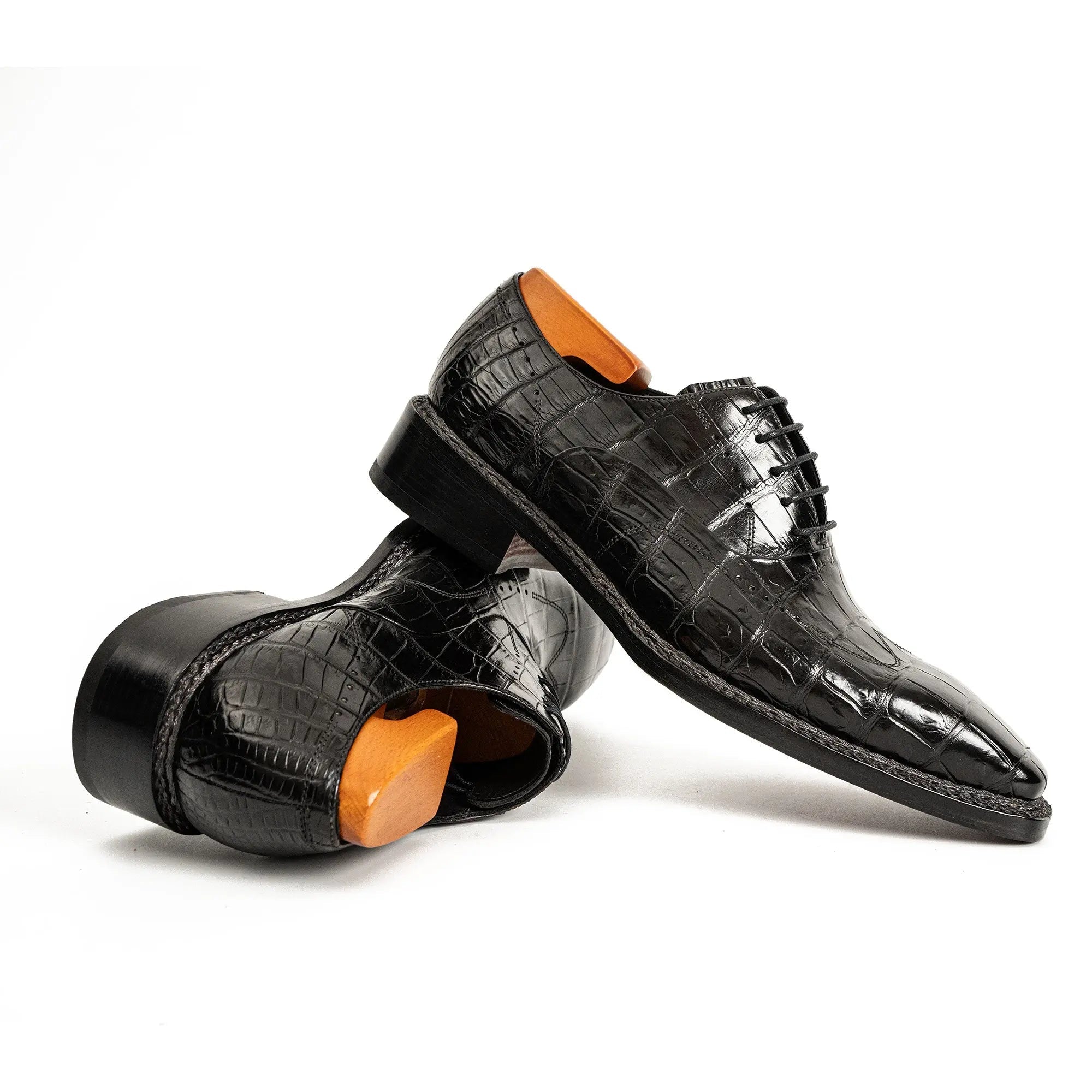 Black Alligator Norwegian Oxford DIVINCH