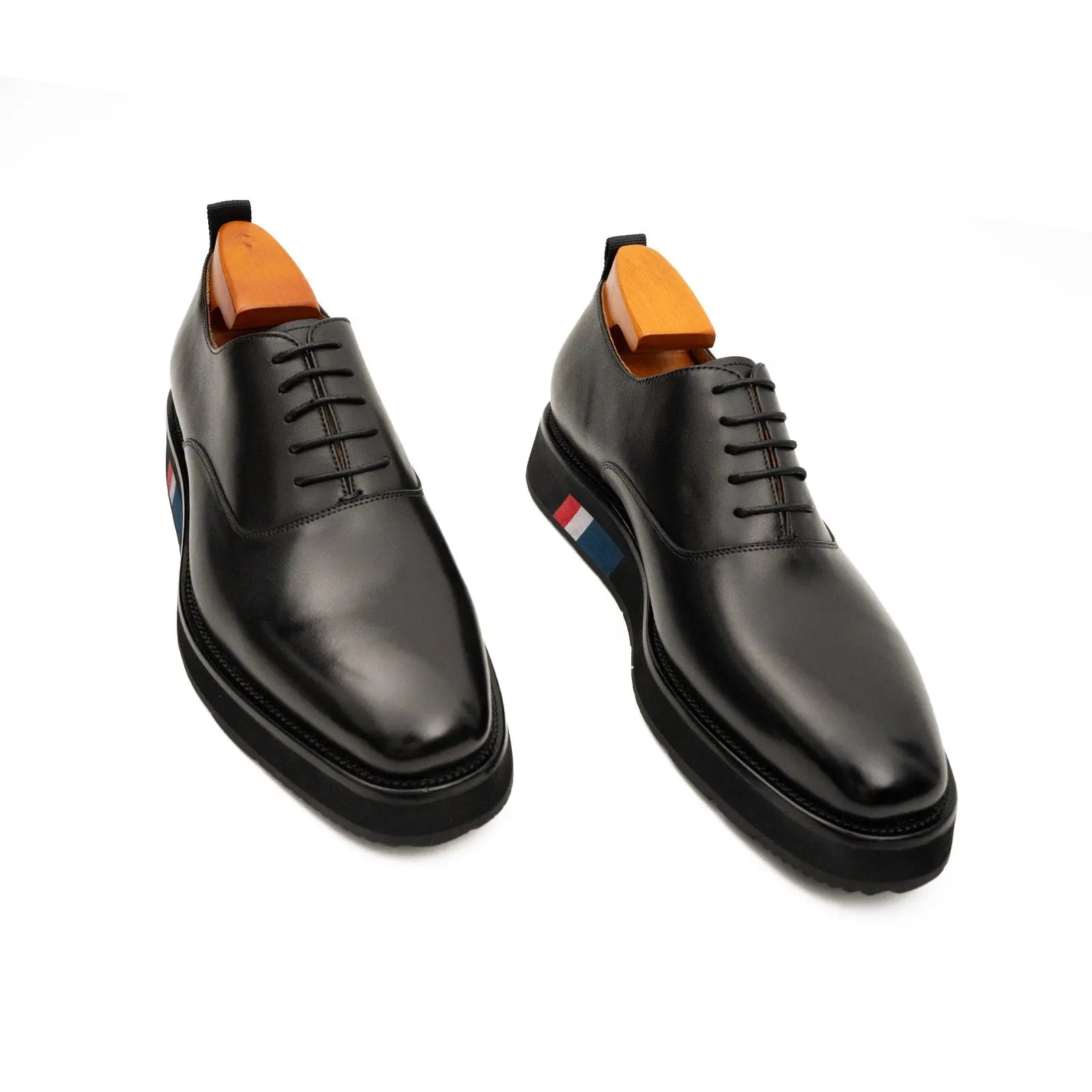 Black Calfskin Oxford Shoes