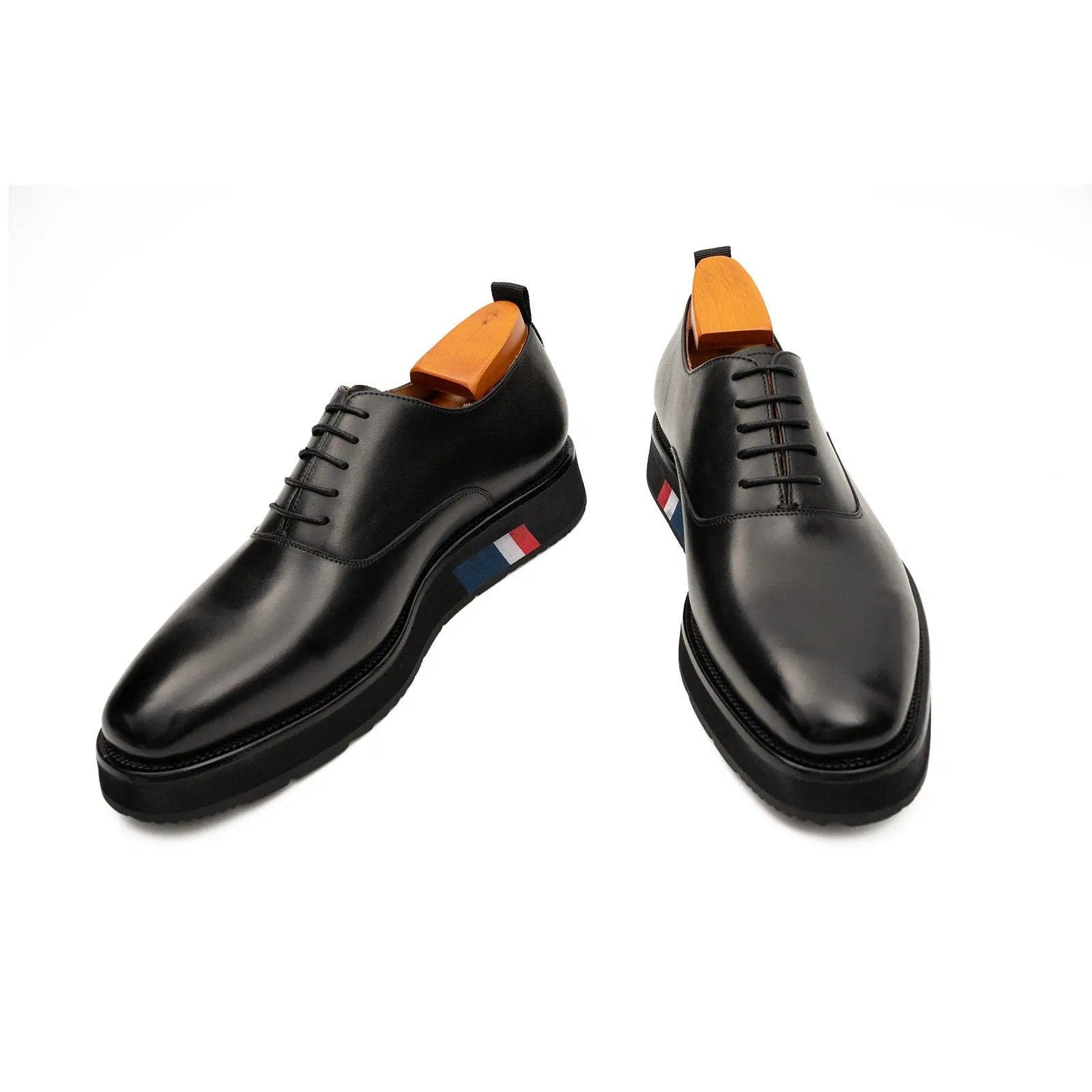 Black Calfskin Oxford Shoes